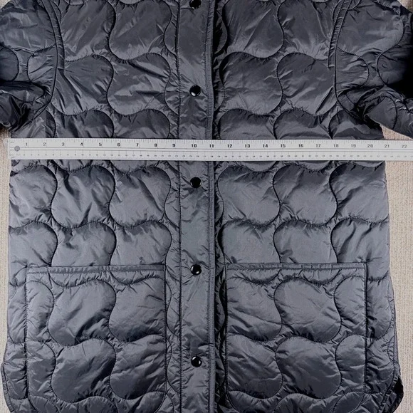 Madewell Quilted Oversized Bomber Jacket Size Small